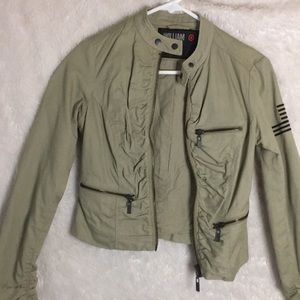 🔥William Rast for Target Ruched Moto/Bomber